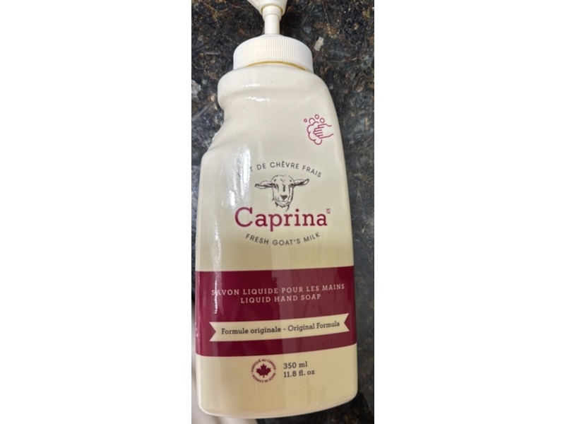 Caprina By Canus Liquid Hand Soap, Original, 11.8 fl oz/350 mL