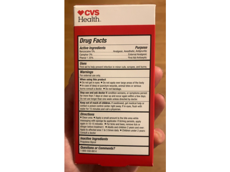 Cvs Health Bite & Sting Relief Stick, 0.5 fl oz/15 mL