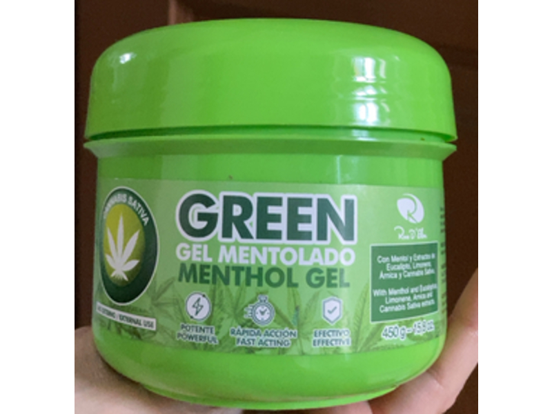 Ross D’ Elen Green Menthol Gel, 450 g
