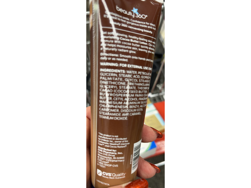 Beauty 360 Nourishing Cocoa Butter Lotion, 3 fl oz / 89 mL