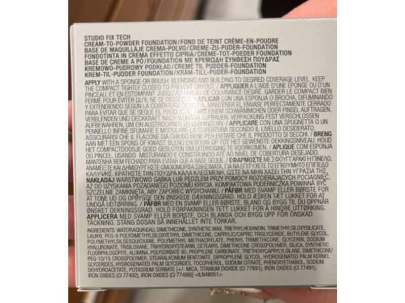 M.A.C Studio Fix Tech Cream-To-Powder Foundation, NC20, 0.35 oz/10 g