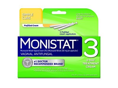 Monistat 3 Vaginal Antifungal Medication, 0.18-Ounce, 3 Prefilled Applicators