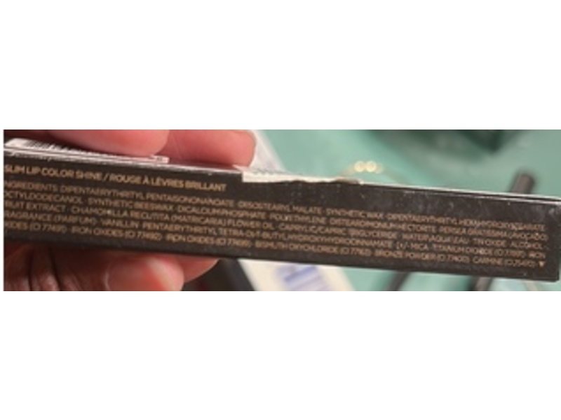 Tom Ford Slim Lip Color Shine Lipstick, 16 Scarlet Rouge, 0.03 oz/0.9 g