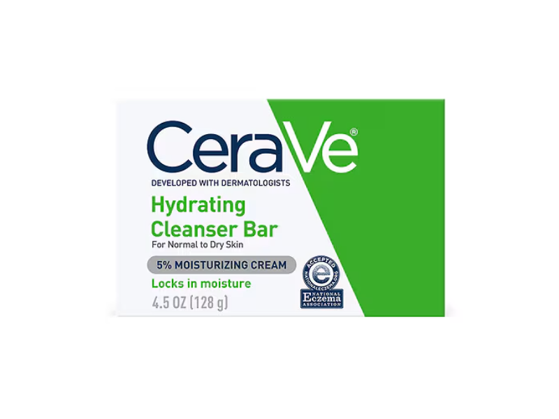 CeraVe Hydrating Cleanser Bar, 4.5 oz/128 g