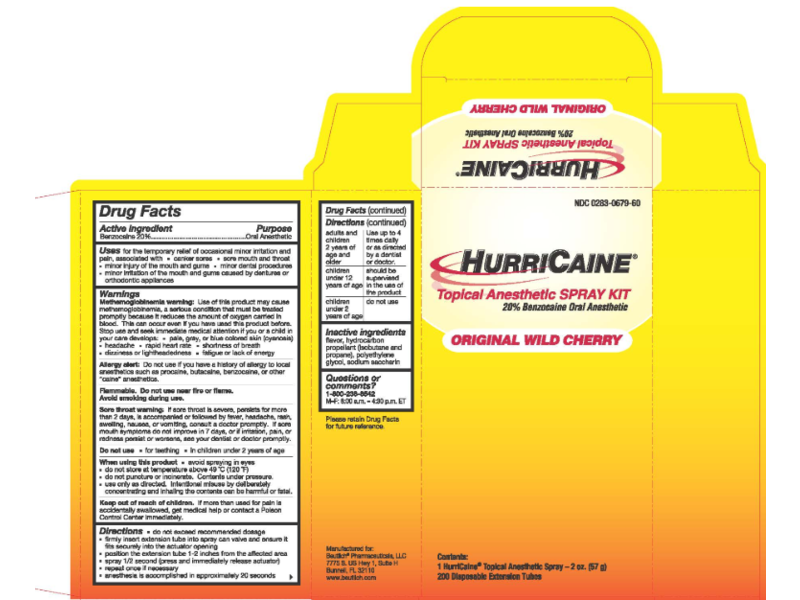 Hurricaine (benzocaine) Topical Anesthetic Spray, Beutlich Pharmaceuticals (RX)