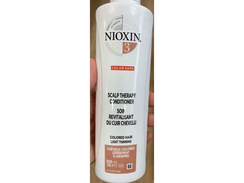 Nioxin 3 Scalp Therapy Conditioner, Light Thinning, 10.1 fl oz/300 mL