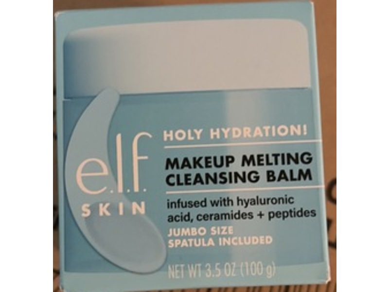 e.l.f. Skin Holy Hydration! Makeup Melting Cleansing Balm, 3.5 oz/100 g