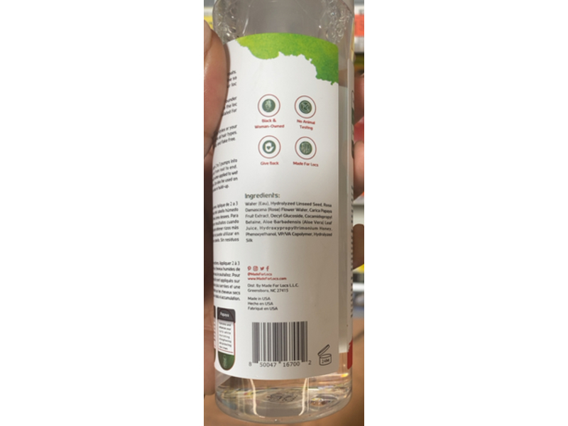 Made For Locs Flaxseed Styling Mousse, 7 fl oz/210 mL