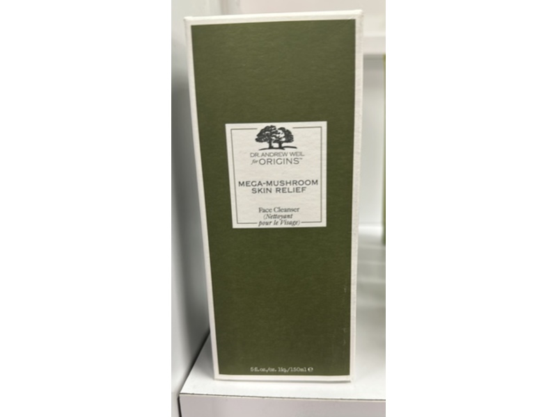 Dr Andrew Weil Origins Skin Relief Face Cleanser, Mega Mushroom, 5 fl oz/150 mL