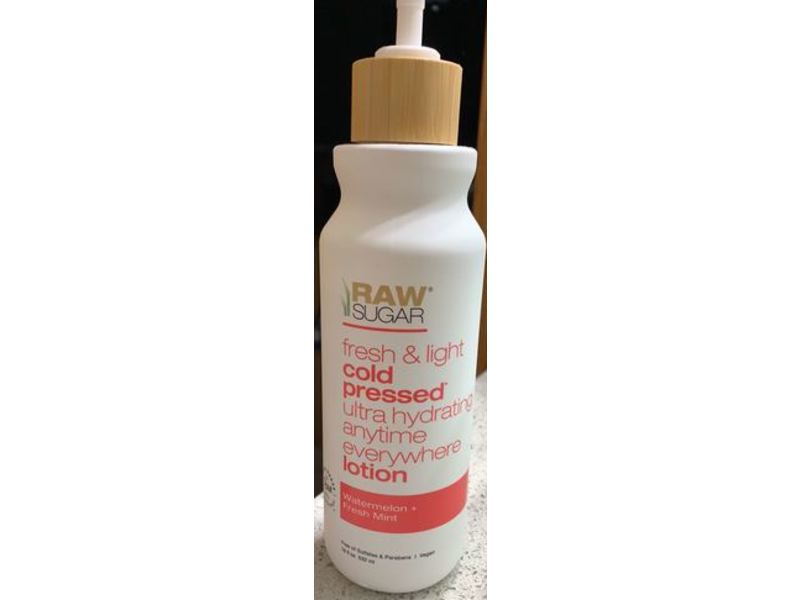 Raw Sugar Watermelon and Fresh Mint Body Lotion, 18 fl oz/532 mL