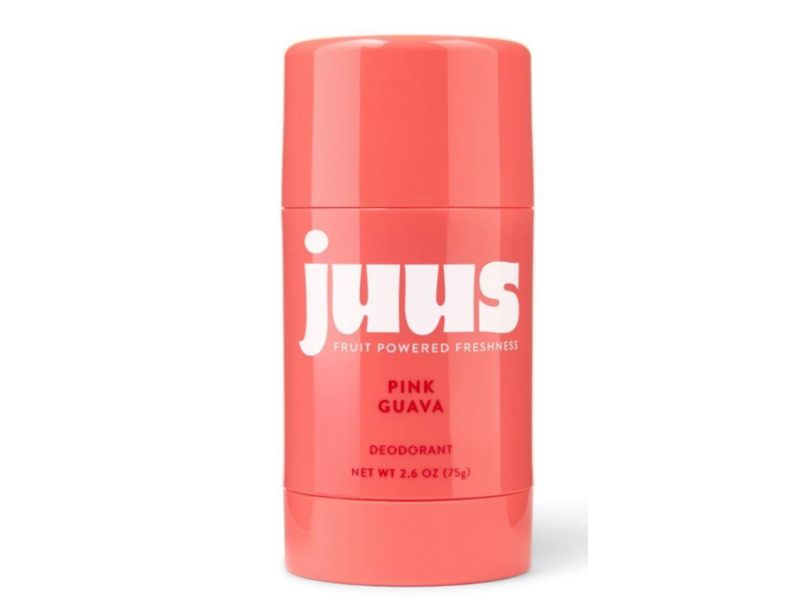 Juus Fruit Powered Freshness Deodorant, Pink Guava, 2.6 oz/75 g