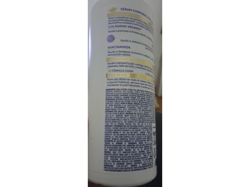 Dove Body & Dry Skin Serum, Hyaluronic Acid, 1 L