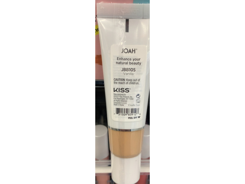 Joah Perfect Complexion BB Cream, JBB105 Light, 1.01 fl oz/30 mL