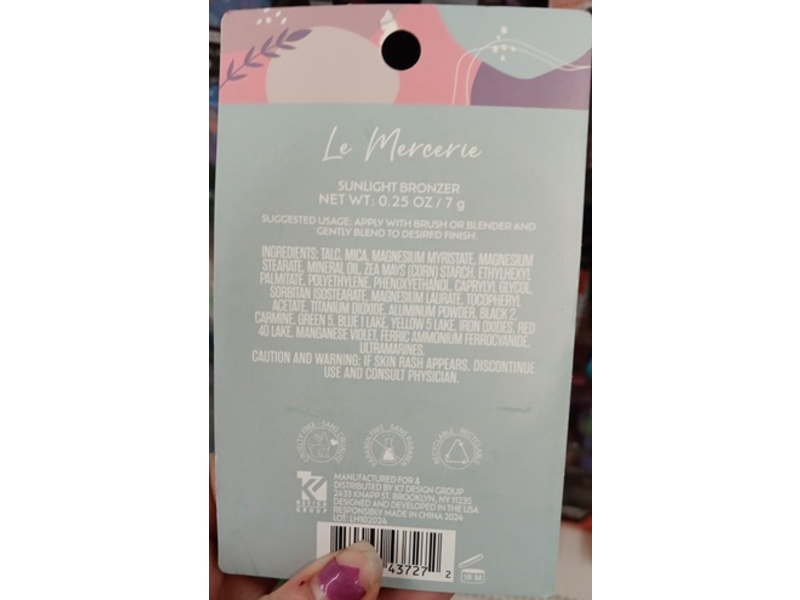 Le Mercerie Sunlight Bronzer, 0.25 0z/7 g