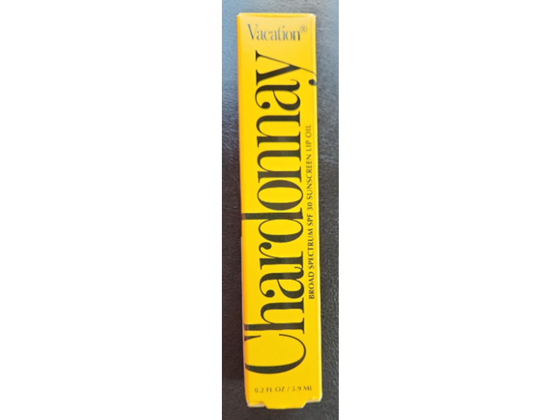 Vacation Chardonnay Sunscreen Lip Oil, SPF 30, 0.2 fl oz/5.9 mL