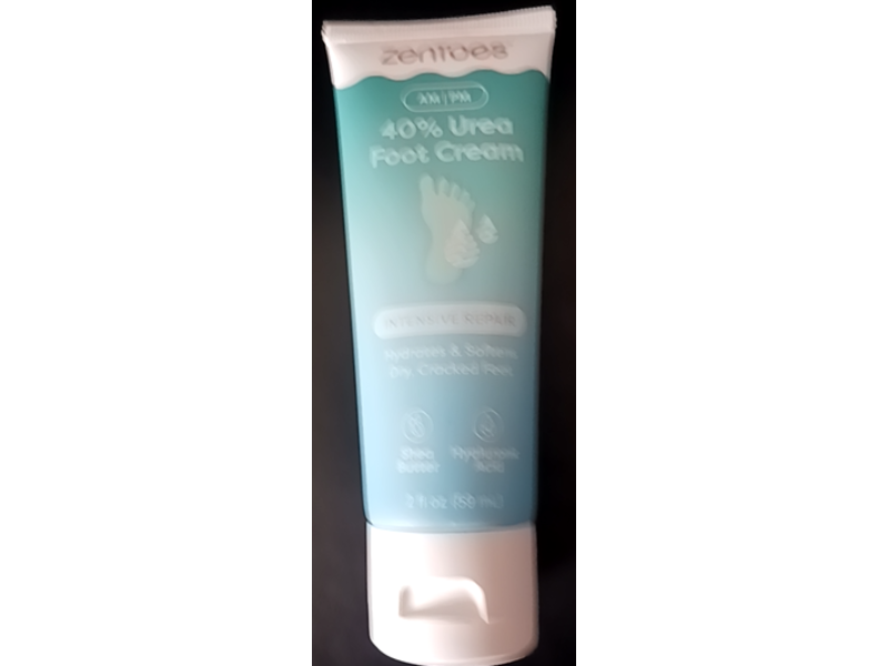 Zentoes 40% Urea Foot Cream, Intensive Repair, 2 fl oz/59 mL