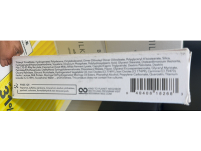 Beekman 1802 Oh! Mega Milk Tinted Lip Oil, 0.14 oz/4 g