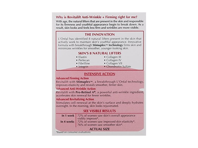 L'Oreal Paris RevitaLift Complete Night Cream, 1.7 Fluid Ounce