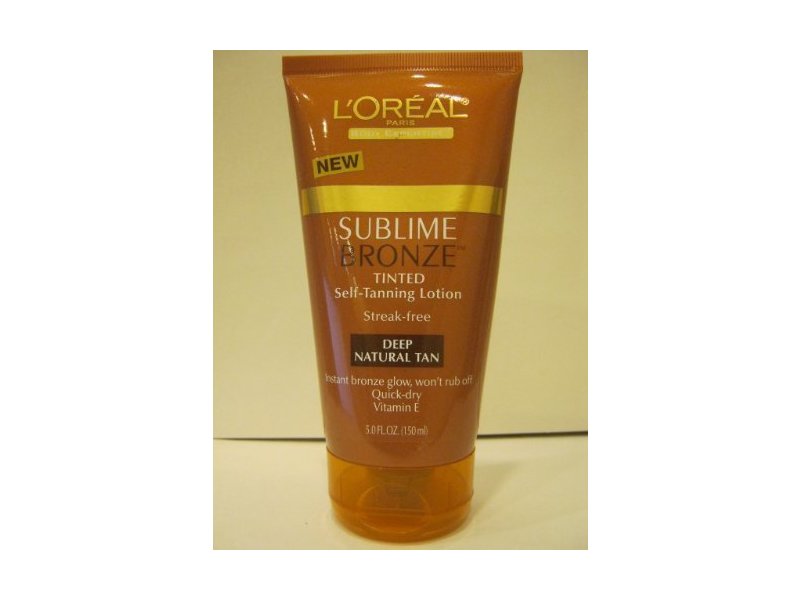 L'oreal Paris Sublime Bronze Tinted Selftanning Lotion, Deep Natural