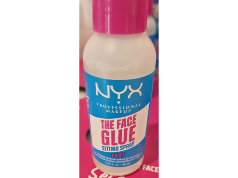 NYX Professional Makeup The Face Glue Setting Spray, 2.03 fl oz/60 mL