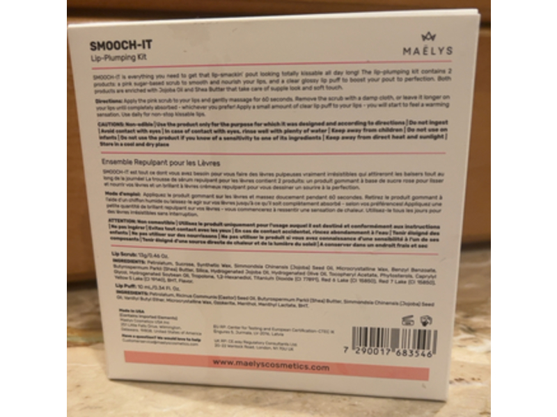 Maelys Smooch It Lip Plumping Kit
