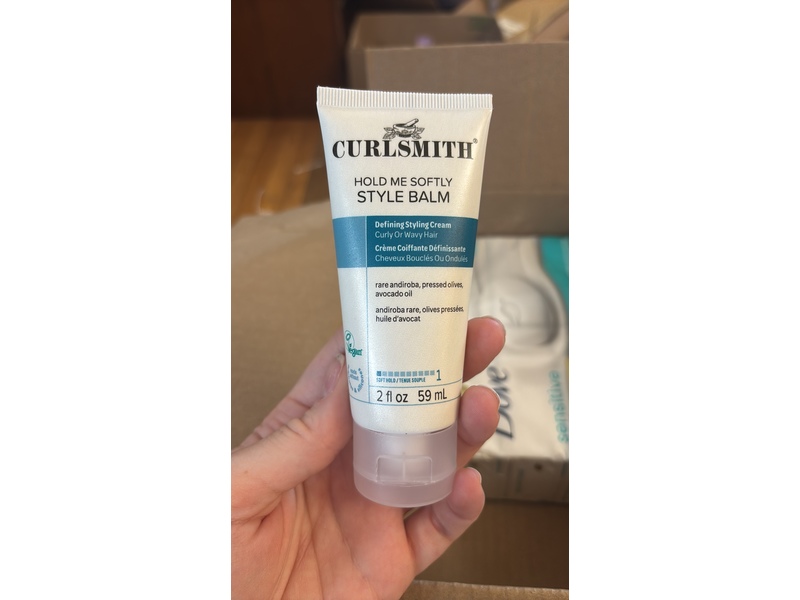 Curlsmith Hold Me Softly Style Balm Styling Cream, 2 fl oz/59 mL