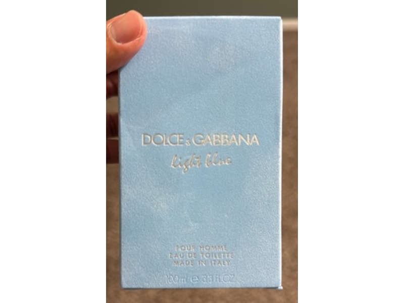 Dolce & Gabbana Eau De Toilette, Light Blue, 3.3 fl oz/ 100 mL
