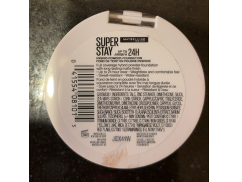 Maybelline New York Super Stay Hybrid Powder-Foundation, 312, 0.2 fl oz