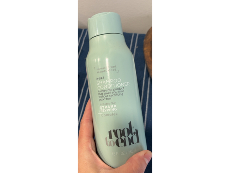 Root To End 2 In 1 Shampoo Conditioner, 13 fl oz/385 mL