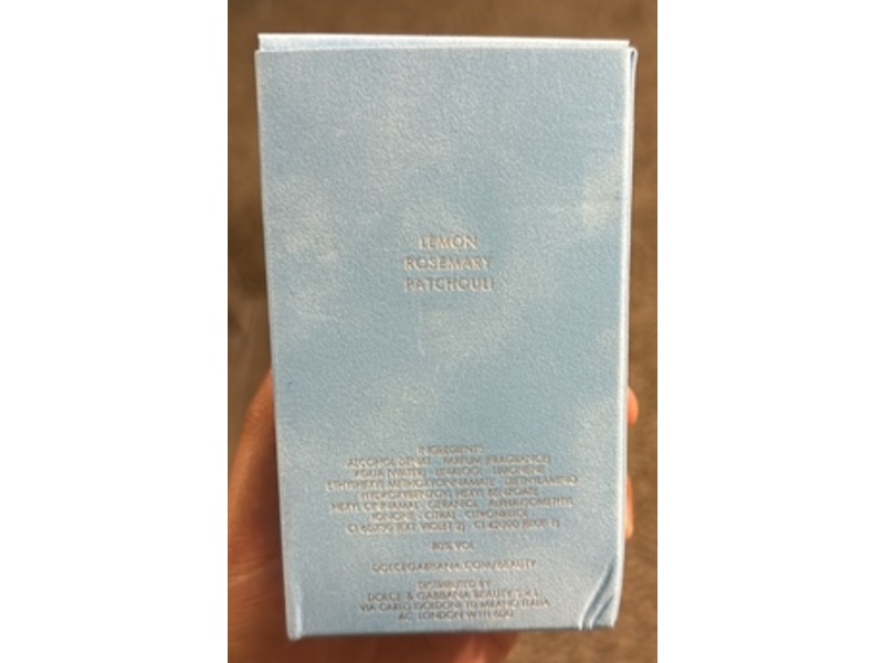 Dolce & Gabbana Eau De Toilette, Light Blue, 3.3 fl oz/ 100 mL