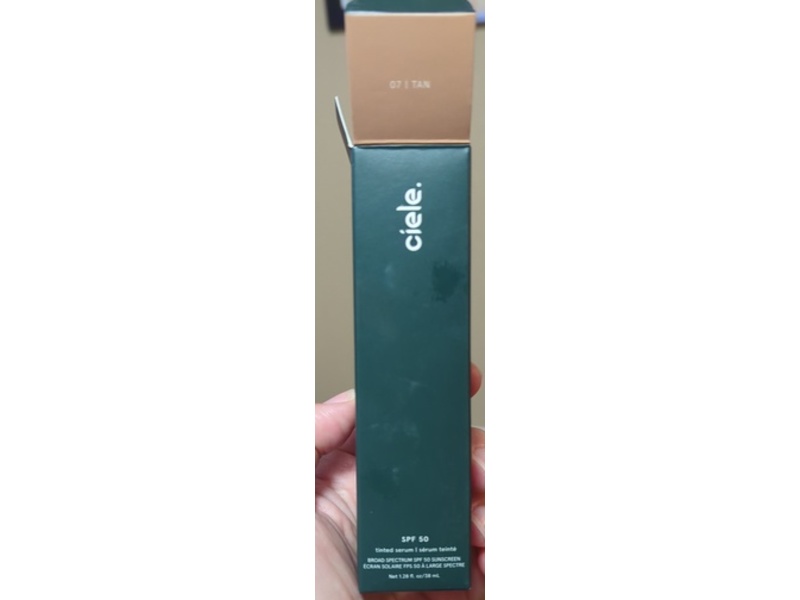 Ciele Tinted Serum, 07 Tan, SPF 50, 1.28 fl oz/38 mL