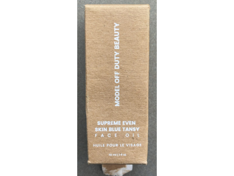 Model Off Duty Beauty Super Even Skin Blue Tansy Face Oil, 1 fl oz/30 mL