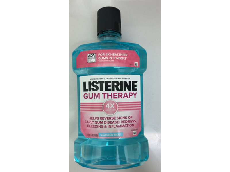 Listerine Gum Therapy Mouthwash, Glacier Mint, 2.7 fl oz/1.5 L