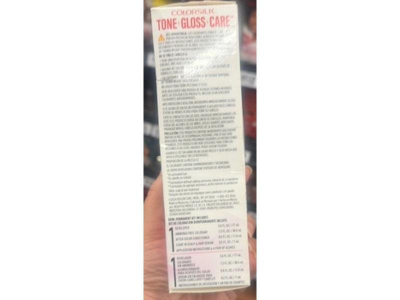 Revlon ColorSilk Tone + Gloss + Care Demi Permanent Hair Color, 6G Light Golden Brown, 4.5 fl oz