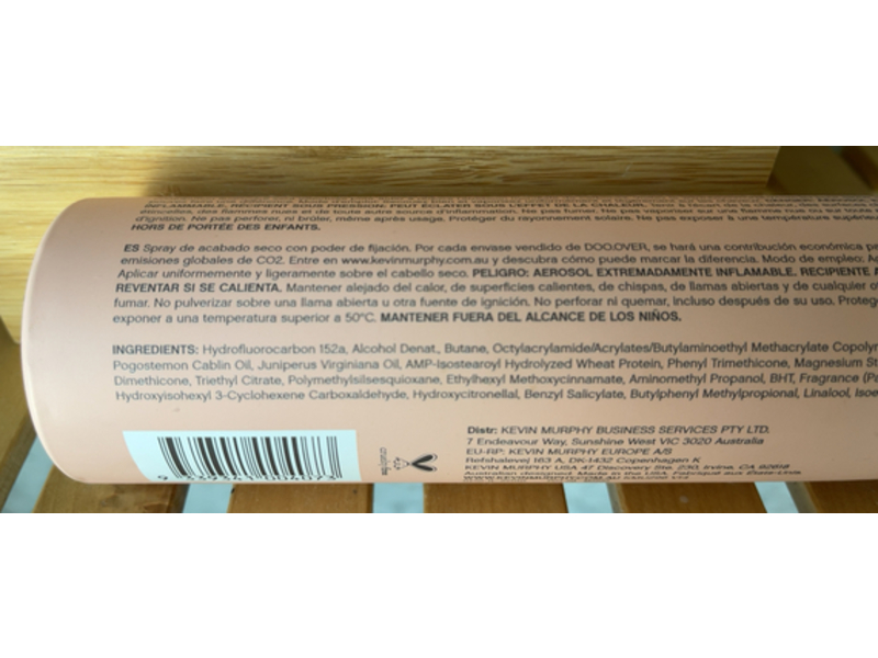 Kevin Murphy Doo.Over Dry Powder Finishing Hairspray, 8.4 fl oz/250 mL