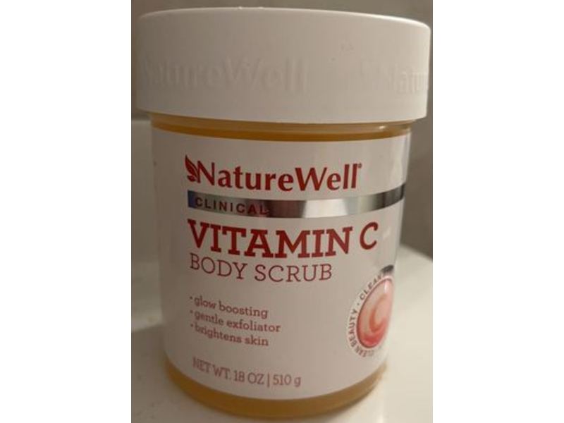 NatureWell Vitamin C Body Scrub, 18 oz/510 g