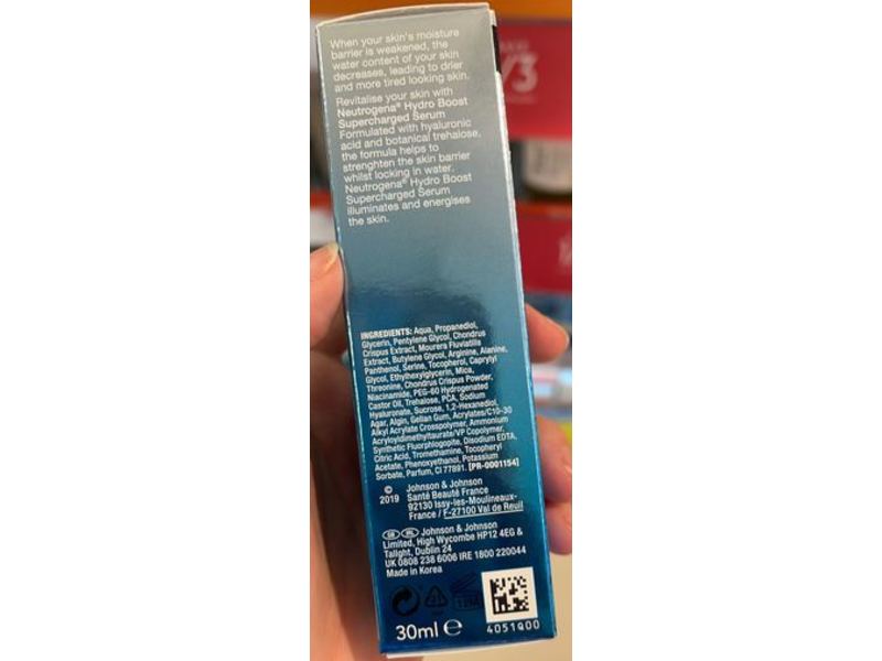 Neutrogena Hydro Boost, Serum + Booster, 1 fl oz/30 ml