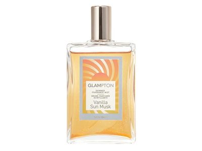 Glampton Shimmer Fragrance Mist, Vanilla Sun Musk, 3.4 fl oz/100 mL