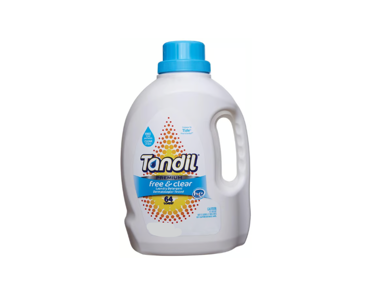 Tandil Premium Laundry Detergent, Free & Clear, 64 Loads, 84 fl oz/2.48 L