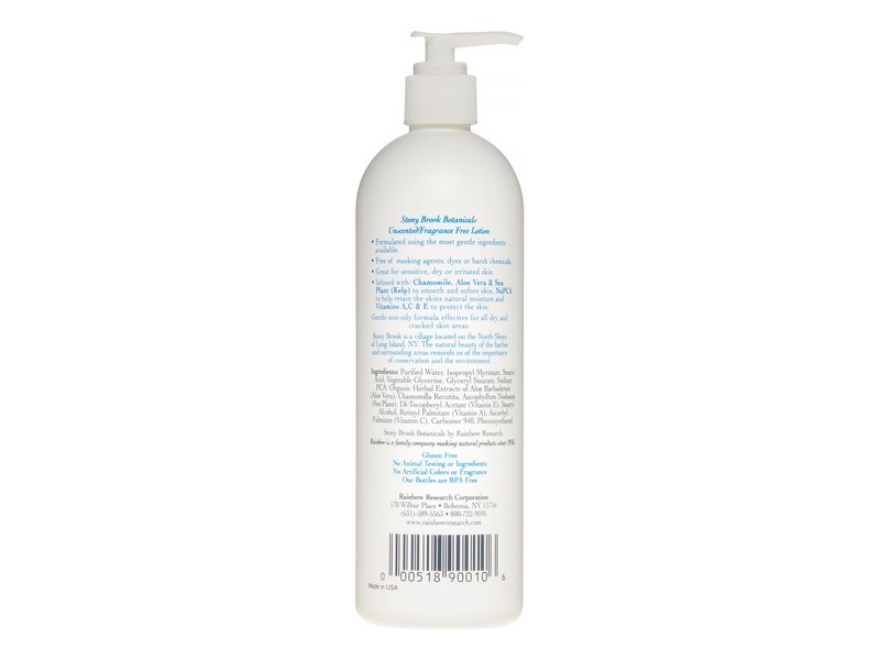 Stonybrook Unscented Body Lotion,16 fl oz/470 mL