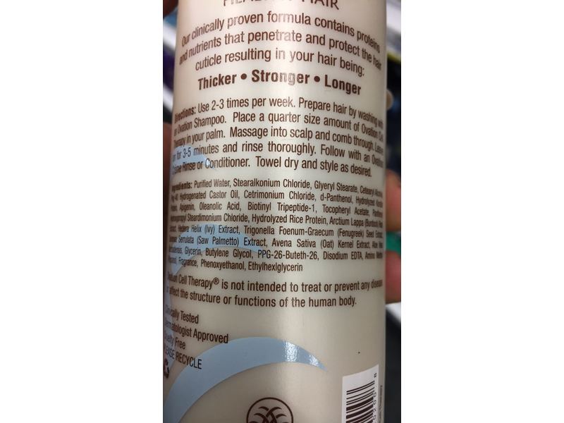 Ovation Cell Therapy Hair & Scalp Treatment, 12 fl oz/354.8 mL