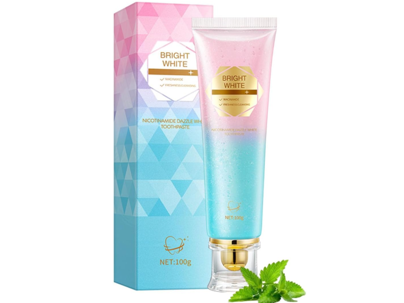 Croent Bright White Nicotinamide Dazzle White Toothpaste, Mint Fragrance, 100 g