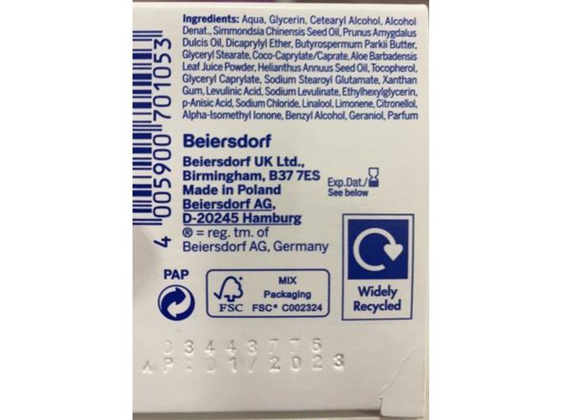 Nivea Naturally Good Radiance Day Cream, Aloe Vera, 50 mL