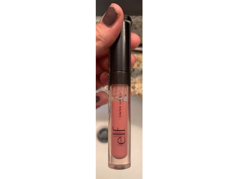 e.l.f. Tinted Lip Oil, Nude Kiss, 0. fl oz/3 mL