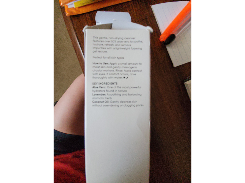 Naturopathica Cleansing Gel, Aloe, 4.73 fl oz/140 mL