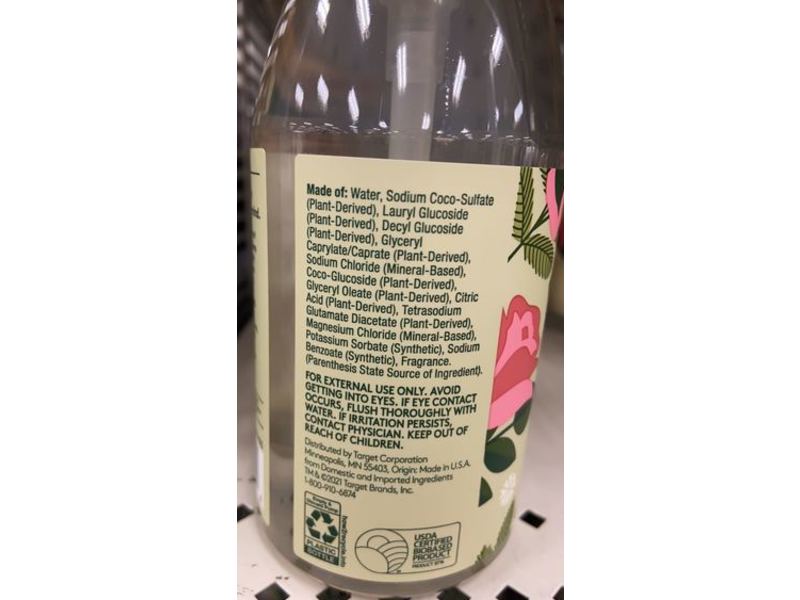 Ever Spring Liquid Hand Soap, Rosewater & Mint, 12 fl oz