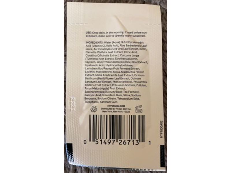 Hyper! Even Brightening Dark Spot Serum, Vitamin C, 0.34 fl oz/1 mL