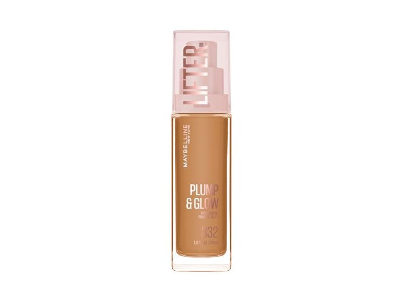 Maybelline Lifter Plump & Glow Foundation, 332, 1 fl oz/30 mL