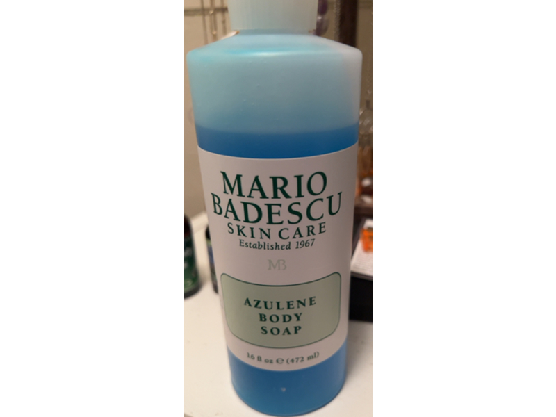 Mario Badescu Skin Care Azulene Body Soap, 16 fl oz/472 mL