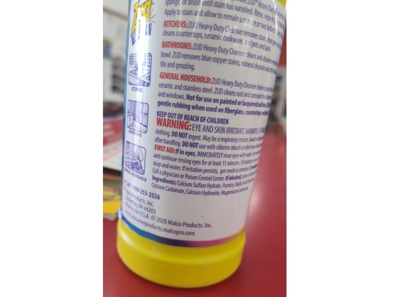 Zud Heavy Duty Cleanser Powder, 16 oz/454 g